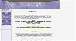 Desktop Screenshot of janismassagetherapy.com